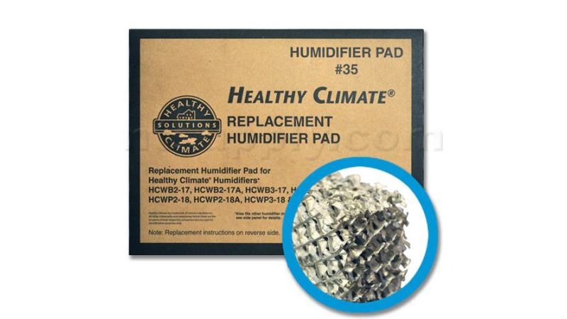 Lennox X2661 humidifier pad used in X2661 vs X2660 comparison