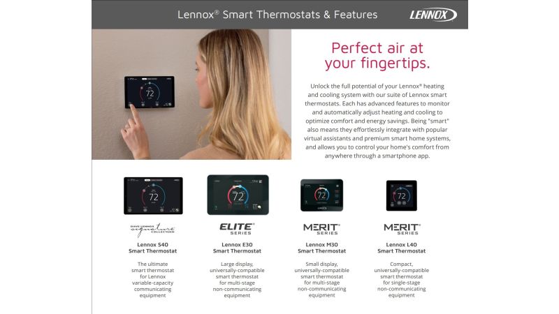 The New Generation of Lennox Residential Smart Thermostats: What Homeowners and Installers Need to Know