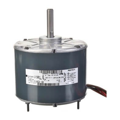 Rheem 51-21853-18 - Exhaust Fan Motor - 1/3 HP, 1 Phase, 2 Speed, 208/230V, 1725 RPM