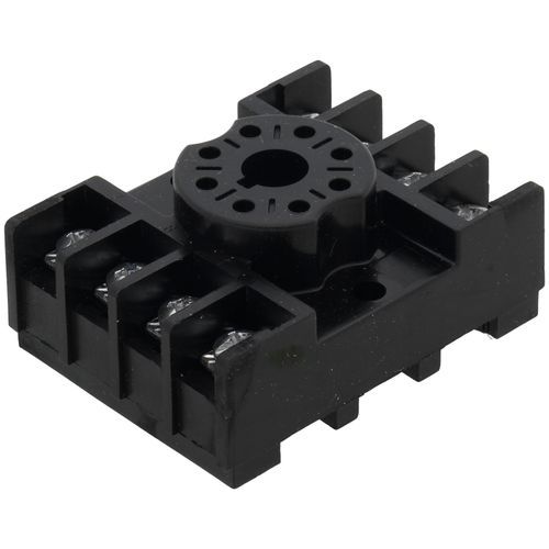 ICM Controls ACS-8 - 8-Pin Octal Relay Socket – Durable Plug-In Base for ICM Relay Modules