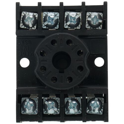 ICM Controls ACS-8 - 8-Pin Octal Relay Socket – Durable Plug-In Base for ICM Relay Modules
