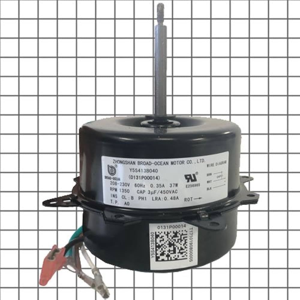 Goodman-Amana 0131P00014SP - 208/230v 1ph 1350RPM Cond Motor