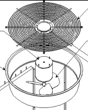  Goodman-Amana 0152G00002S - Fan Grille Guard
