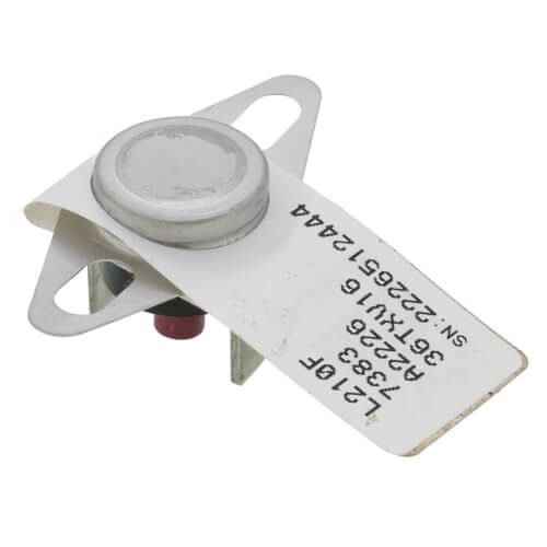 Lennox 71W49 ( 102907-01 ) Rollout Switch, Manual Reset, Actuates at 210 Deg. F. +/- 12 F., SPST, Closed Face