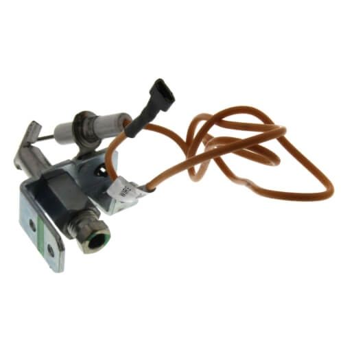 Lennox 18G90 - ( 18G9001) Pilot Burner with Electrode, Natural Gas Orifice 0.018", 24" Ignition Wire