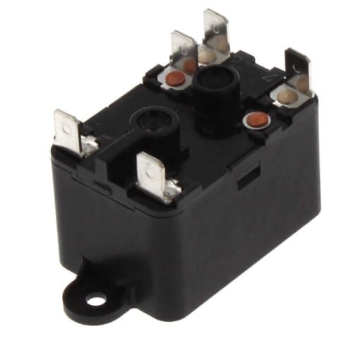 White Rodgers 90-370 - Fan Relay, Type 184, 24 VAC Coil, 50/60 Hz, SPDT. Coil Data: 77 Ohms DC Resistance, 125 mA