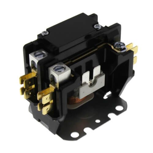 Lennox 10F74 (100438-05) - Definite Purpose Contactor, 40 Amp, 1-Pole, 24 VAC 60/50 Hz Coil