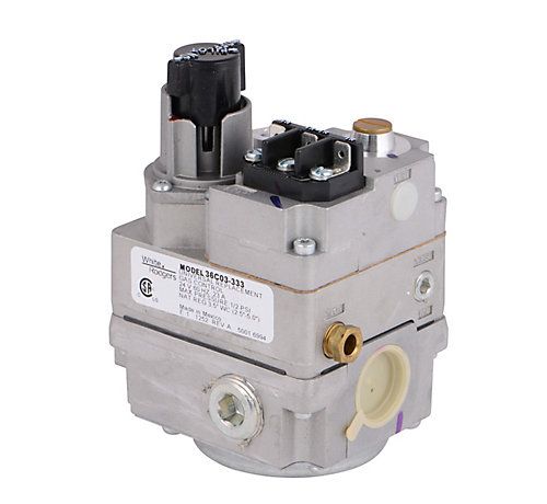 Lennox 10P50 - Standing Pilot Snap Open Gas Valves with Side Taps, 1/2 X 3/4 Pipe Size, 24VAC