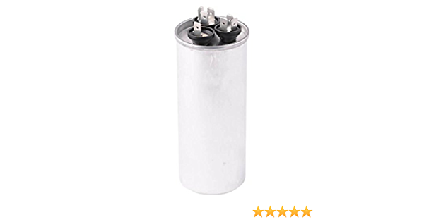 Lennox 10W36 - 55/7.5 MFD Dual Run Capacitor, 440 VAC, Round