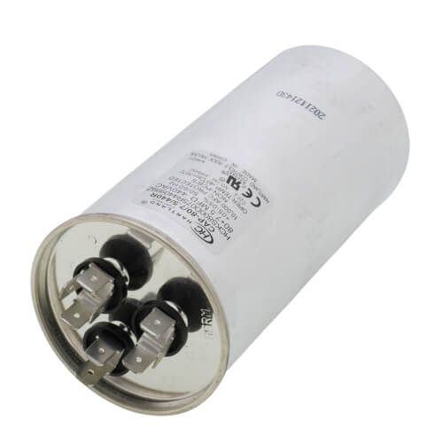Lennox 10W37 (100335-33) - 80/7.5 MFD Dual Run Capacitor, 440 VAC, Round