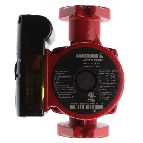 Armstrong Pumps 110223-307 - Astro-250CI 3-Speed Cast Iron Circulator, 0-18 GPM Flow
