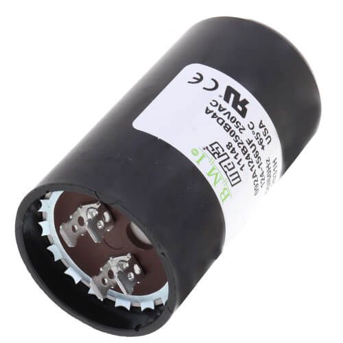 Mars 11148 - 124-156 MFD Round Start Capacitor (220/250V)