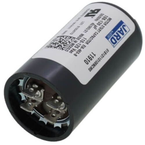 Jard 11910 - 108-130 MFD Round Start Capacitor (125V)
