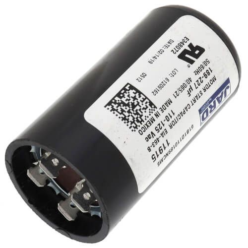 Jard 11915 - 189 - 227 MFD Round Start Capacitor (110/125V)