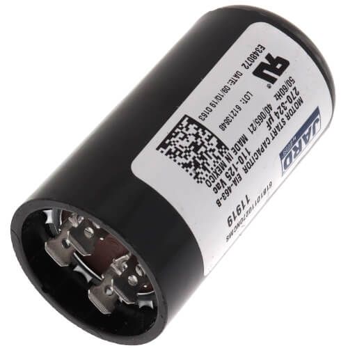 Jard 11919 - 80/5 MFD Round Run Capacitor (370V)