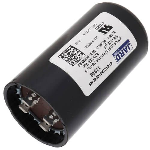 Jard 11949 - 145-175 MFD Round Start Capacitor (220/250V)