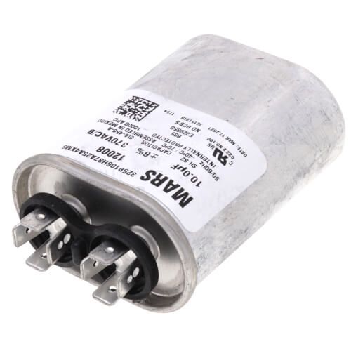 Mars 12008 - 10 MFD Oval Run Capacitor (370V)