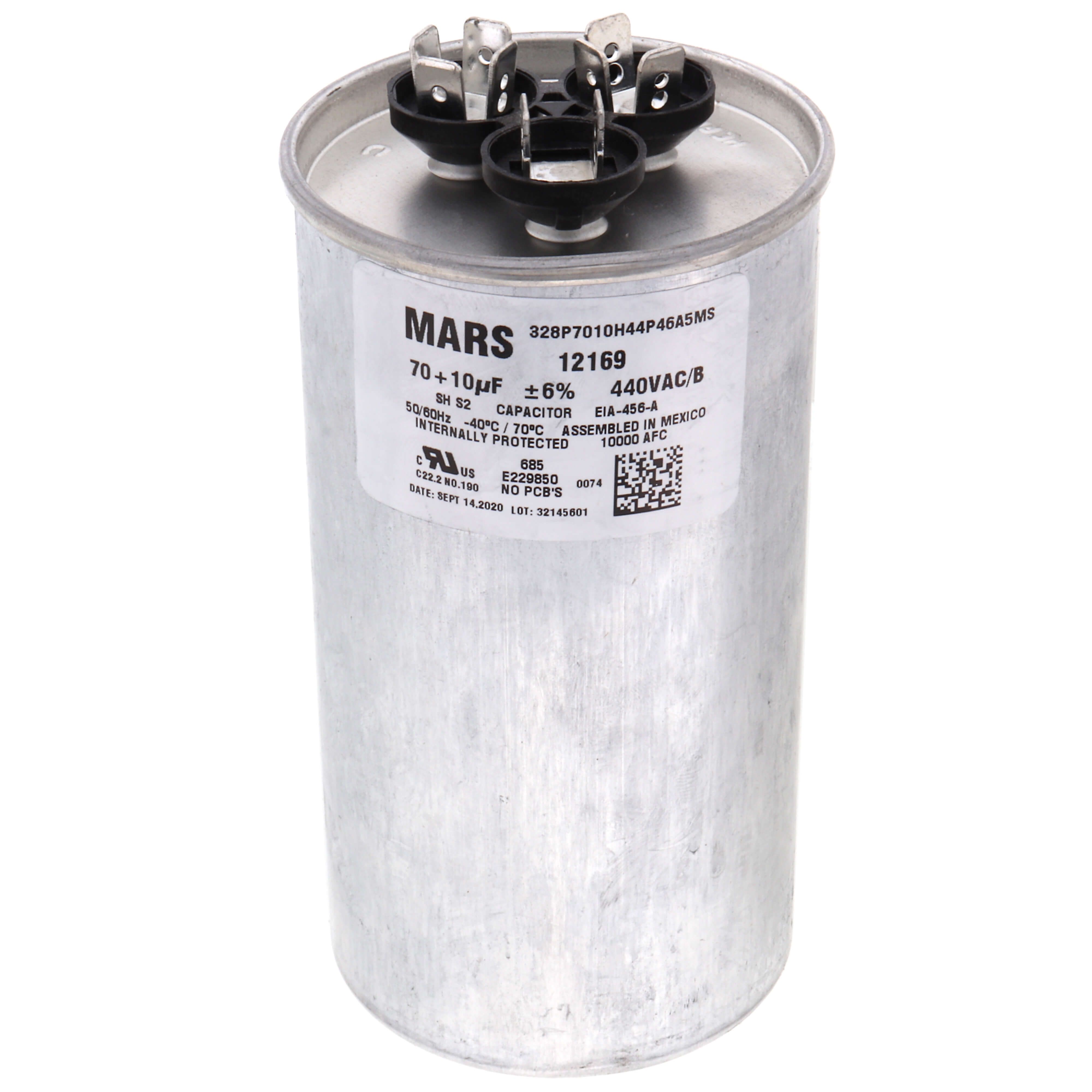 Mars 12169 - 70/10 MFD 440V ROUND