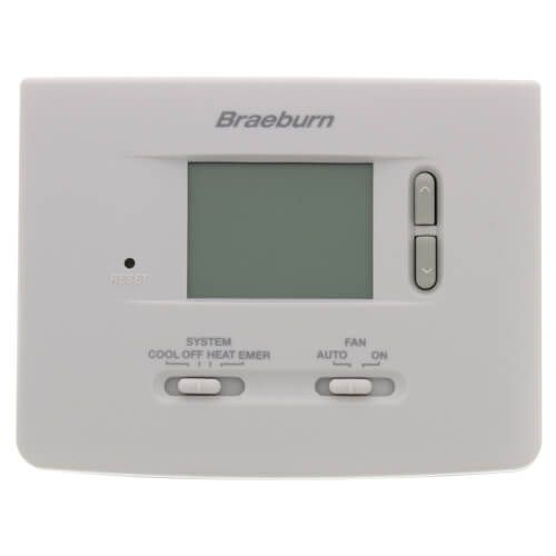 Braeburn 1220 - 2 Heat/1 Cool Non-Programmable Thermostat - Builder Series