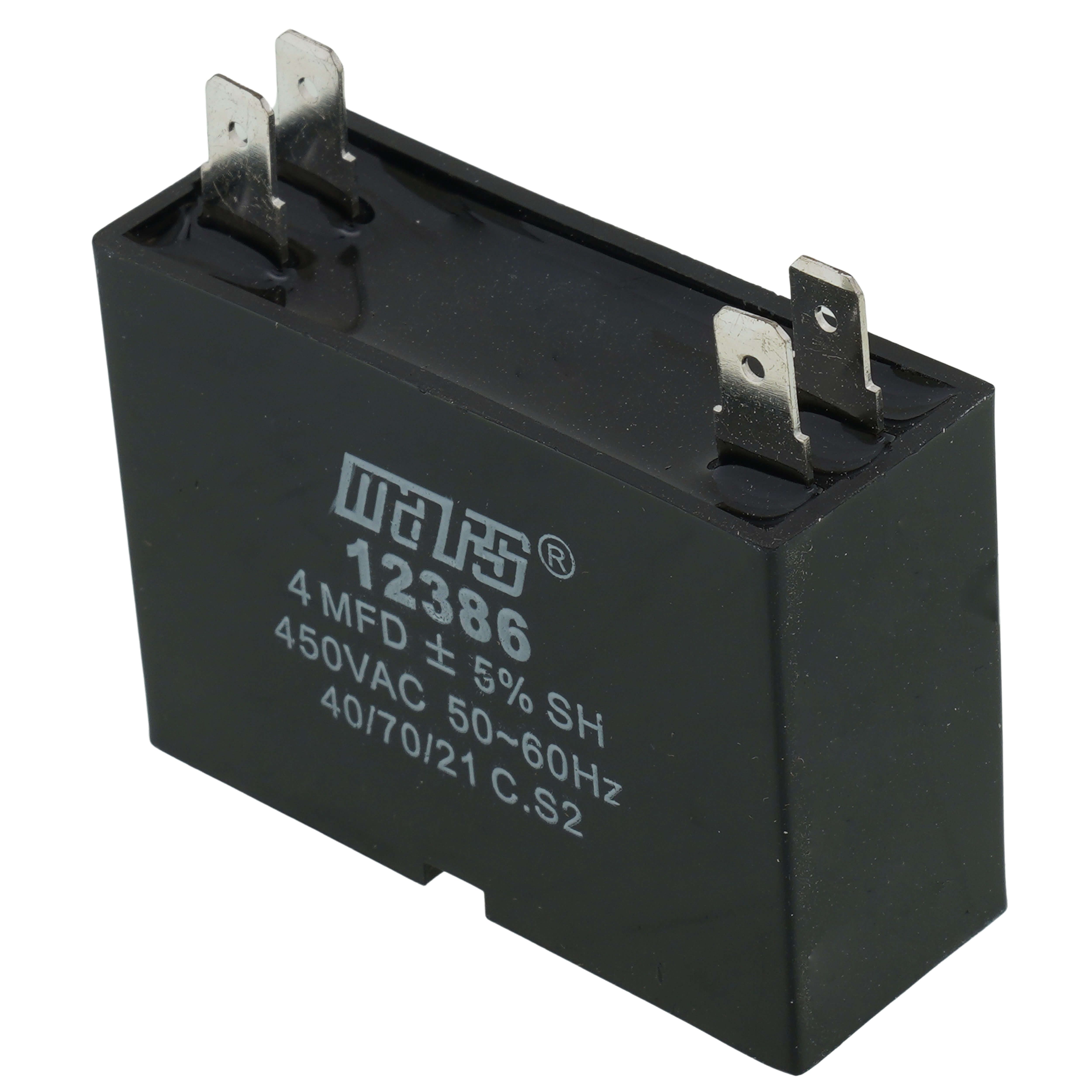 Mars 12386 - 4 MFD X 450V MINI SPLIT CAP