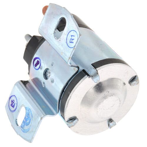 White Rodgers 124-105111 - Solenoid w/ Continuous Duty, Normally Open Continuous Contact Rating 100 Amps (12 VDC Isolated Coil)