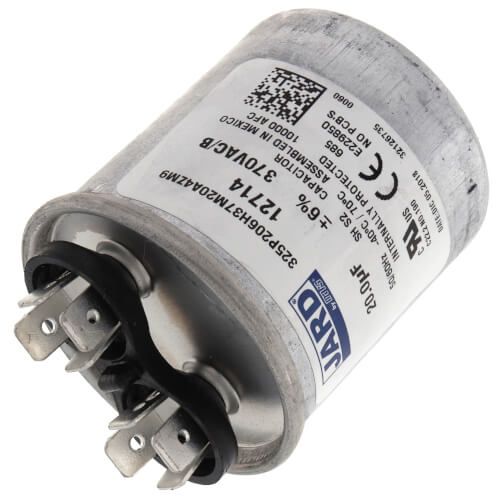 Jard 12714 - 20 MFD Round Run Capacitor (370V)
