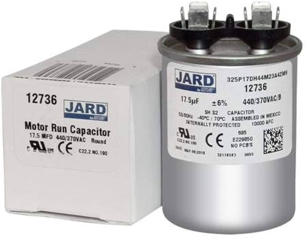 Jard 12736 - 17.5 MFD 440V ROUND