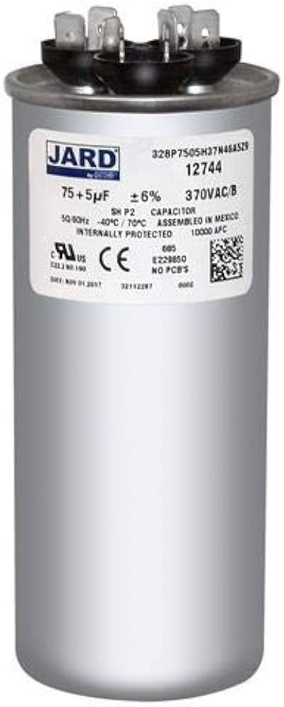 Jard 12744 - 75/5 MFD 370V ROUND