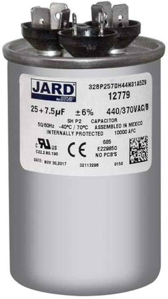 Jard 12779 - 25/7.5 MFD 440V ROUND