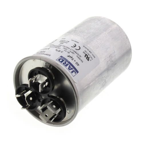 Jard 12878 - 40/5 MFD Round Run Capacitor (370V)