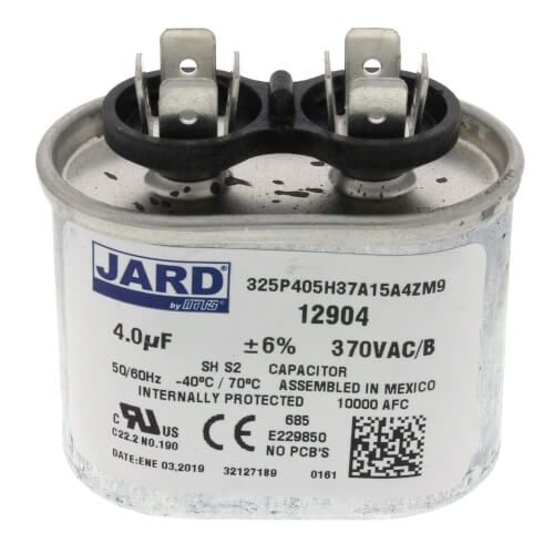 Jard 12904 - 4 MFD 370V OVAL