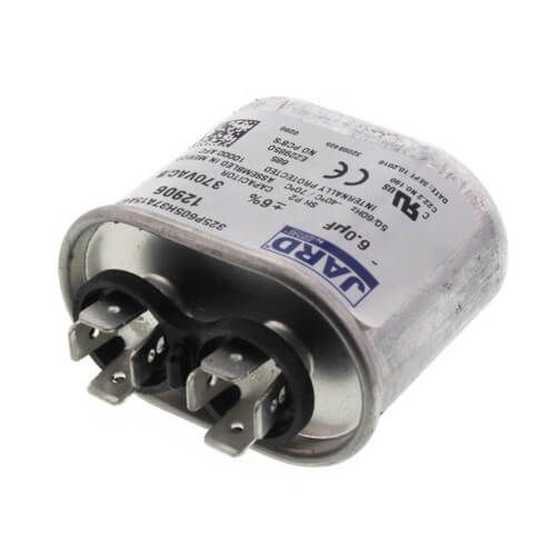 Jard 12906 - 6 MFD Oval Run Capacitor (370V)