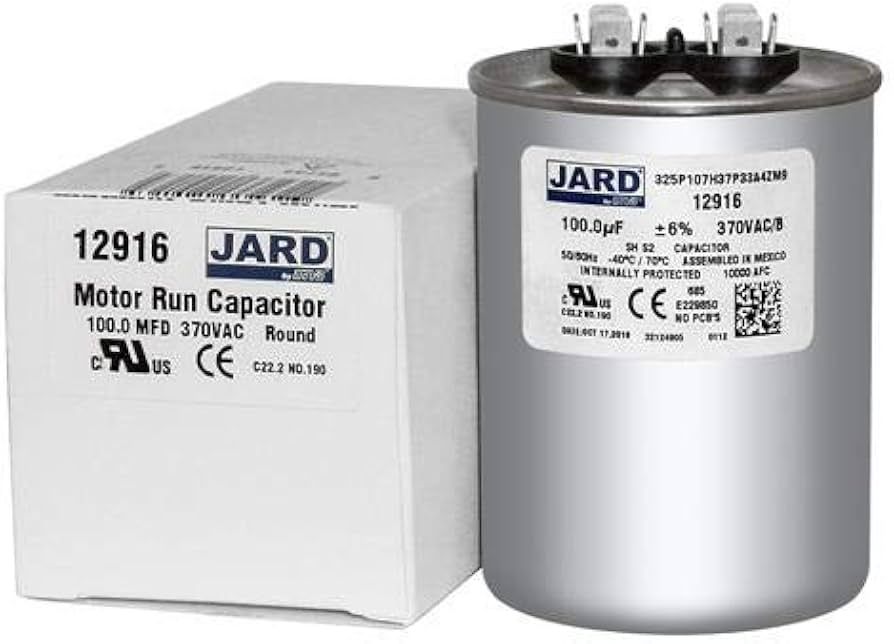 Jard 12916 - 100 MFD 370V ROUND
