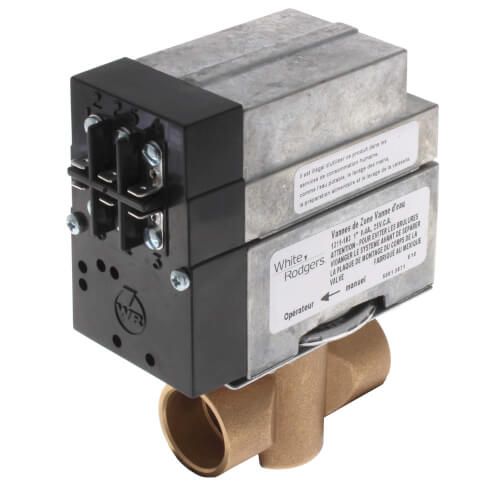 White Rodgers 1311-103 - 1" Sweat Zone Valve (Three Wire)