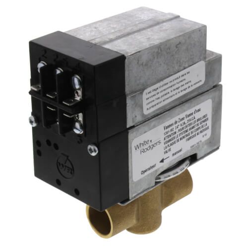 White Rodgers 1361-102 - 3/4" Sweat Zone Valve (Two Wire)