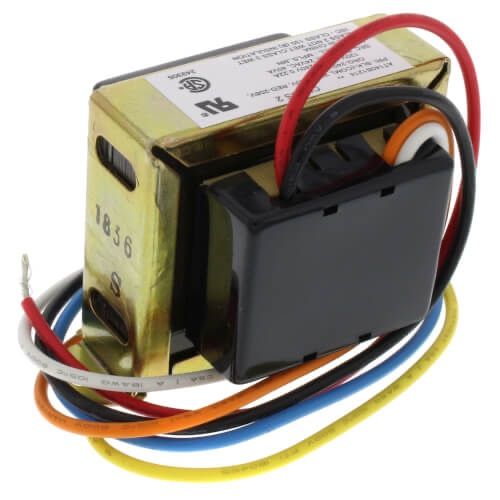 Resideo AT140B1214 - Foot Mounted 120/208/240 Vac Transformer with 9 in. Lead Wires and Plastic End Caps