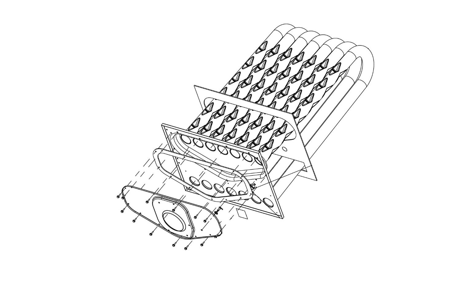 Lennox 13J83 - Heat Exchanger Assembly, 150K BTU, Stainless Steel