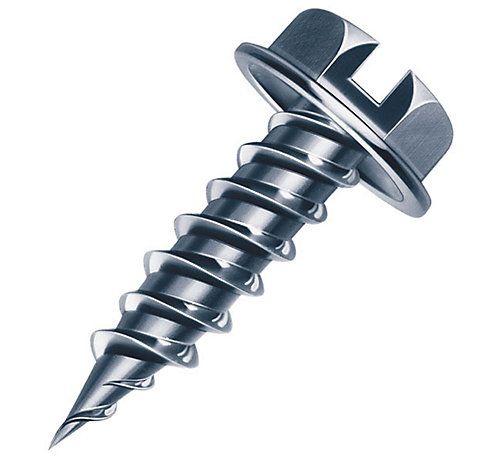 Lennox 13P12 (HW8X1/2ZT) - Zip-in Self-Piercing Sheet Metal Screws, #8 x 1/2", 1000 Per Tub