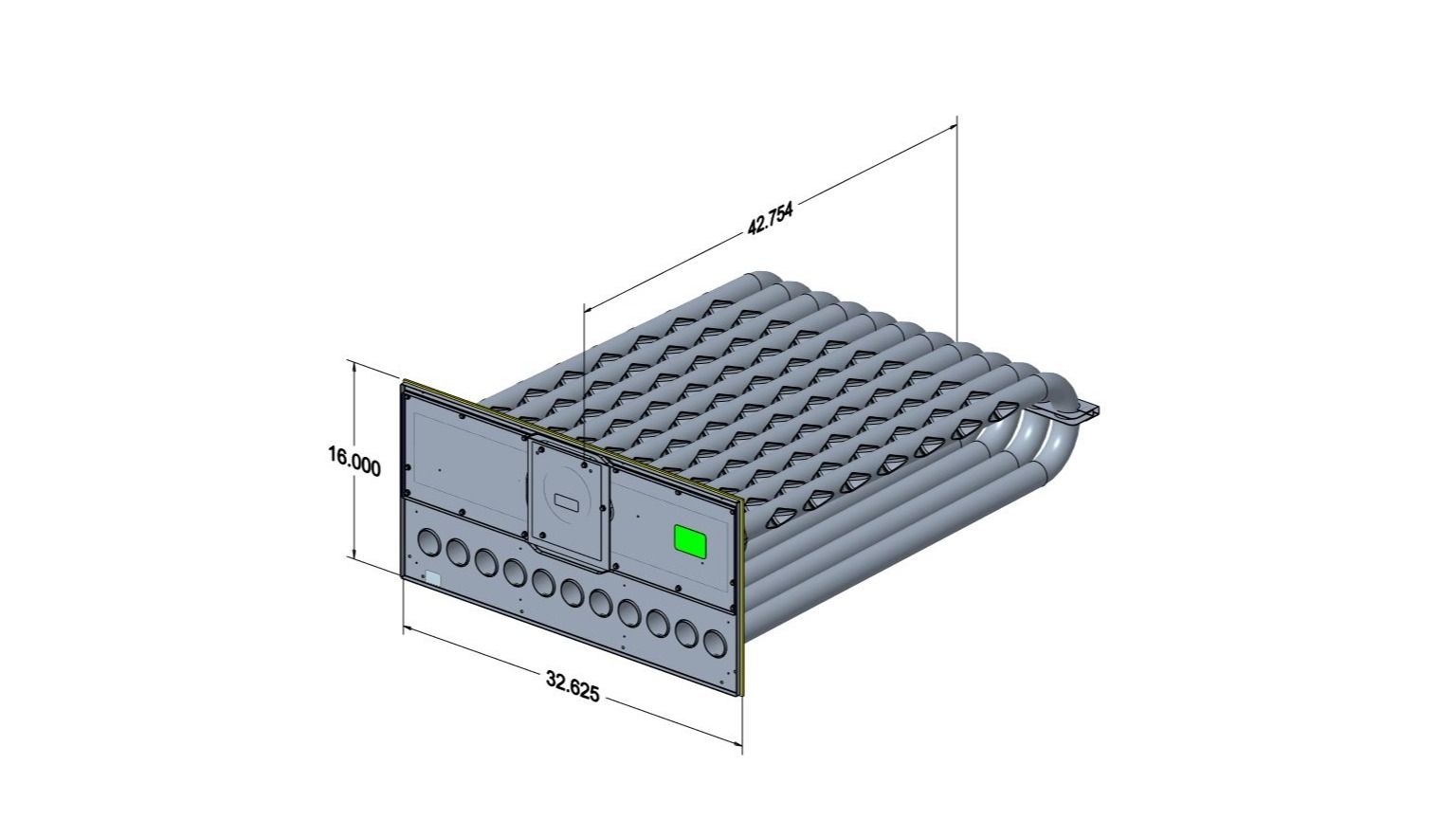 Lennox 613927-08, Heat Exchanger Assembly, Aluminum 180K BTU