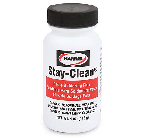 Lennox 13Z56 - ( SCPF4 ) Stay-Clean Paste Soldering Flux, 4 oz. 1 Brush Cap Bottle
