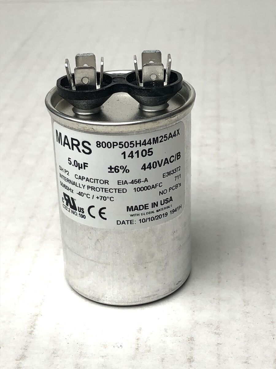 Mars 14105 - MARS USA 5 MFD 440/370V RND