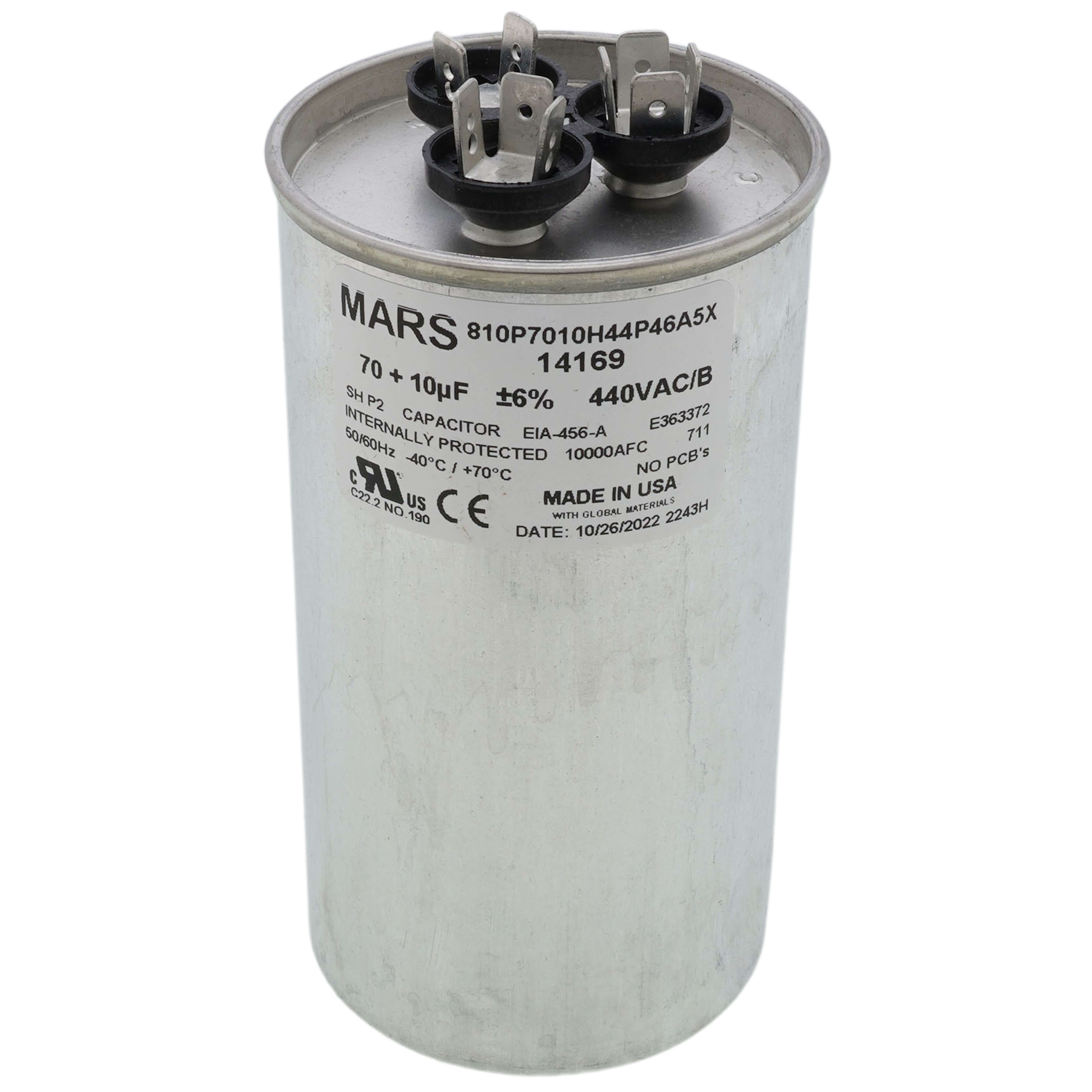 Mars 14169 - MARS USA 70/10 MFD 440/370V RD