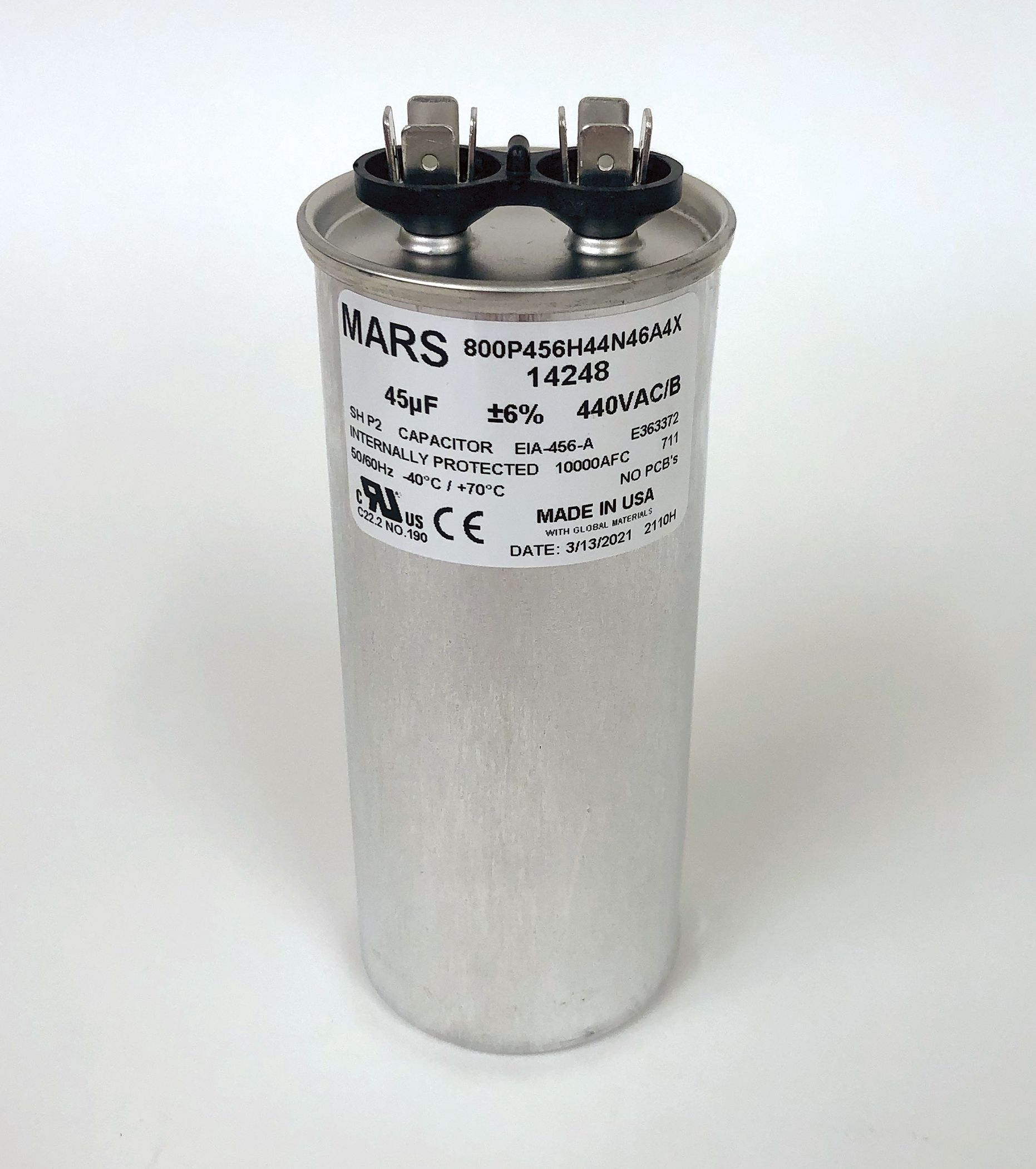Mars 14248 - MARS USA 45 MFD 440/370V RND