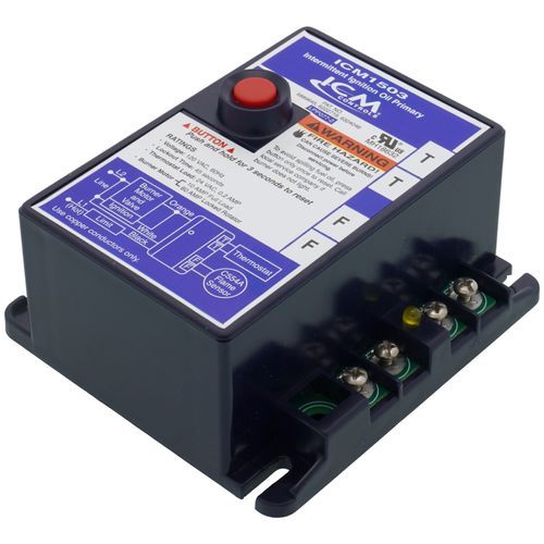 ICM Controls ICM1503 - Intermittent Ignition Oil Primary Control – 45-Second Safety Lockout