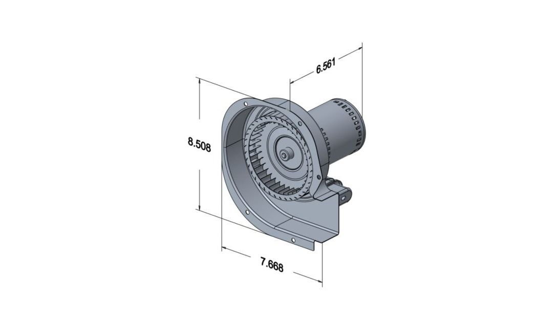Lennox 16X30 – Lennox 105223-01 Combustion Air Blower, 2-Speed PSC Motor, 1/32 HP, 3500/2900 RPM, 208–230 VAC