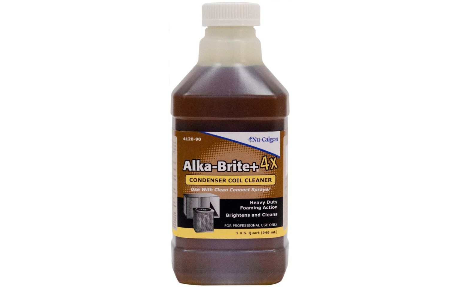 Lennox 18D32 - Alka-Brite Plus 4X 4120-90, Condenser Coil Cleaner Concentrate, 1 Quart Bottle