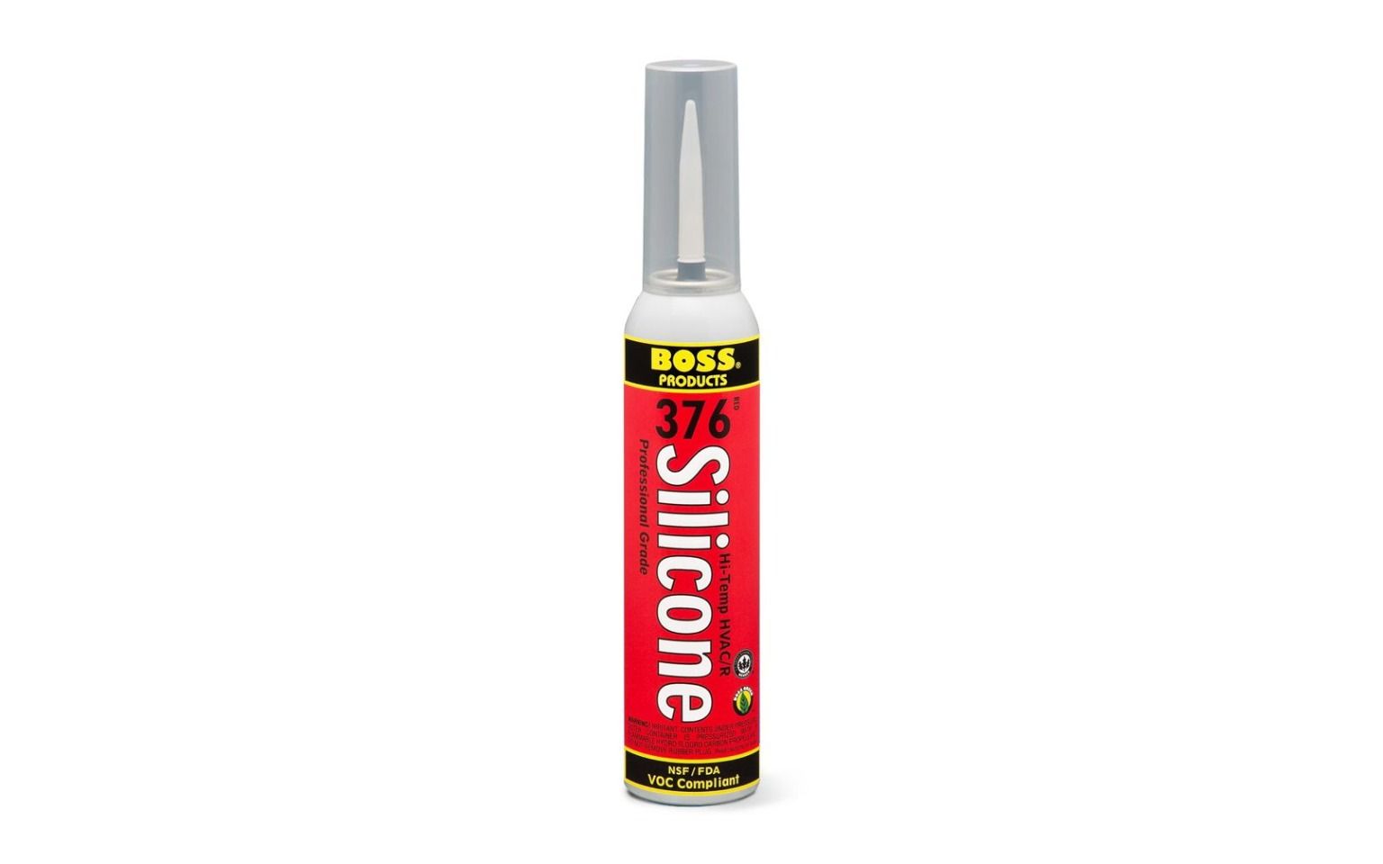 Lennox 18D51 - Boss 37608, 376 Hi-Temp HVAC/R Silicone Sealant, Red, 8 Ounce Pressurized Can