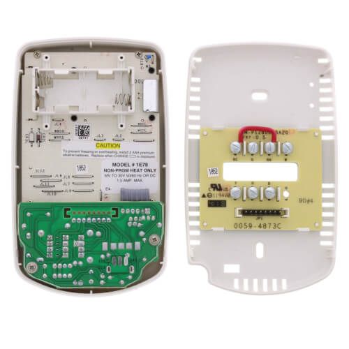 White Rodgers 1E78-140 - Non-Programmable Thermostat, 24 Volt or Millivolt system, Vertical
