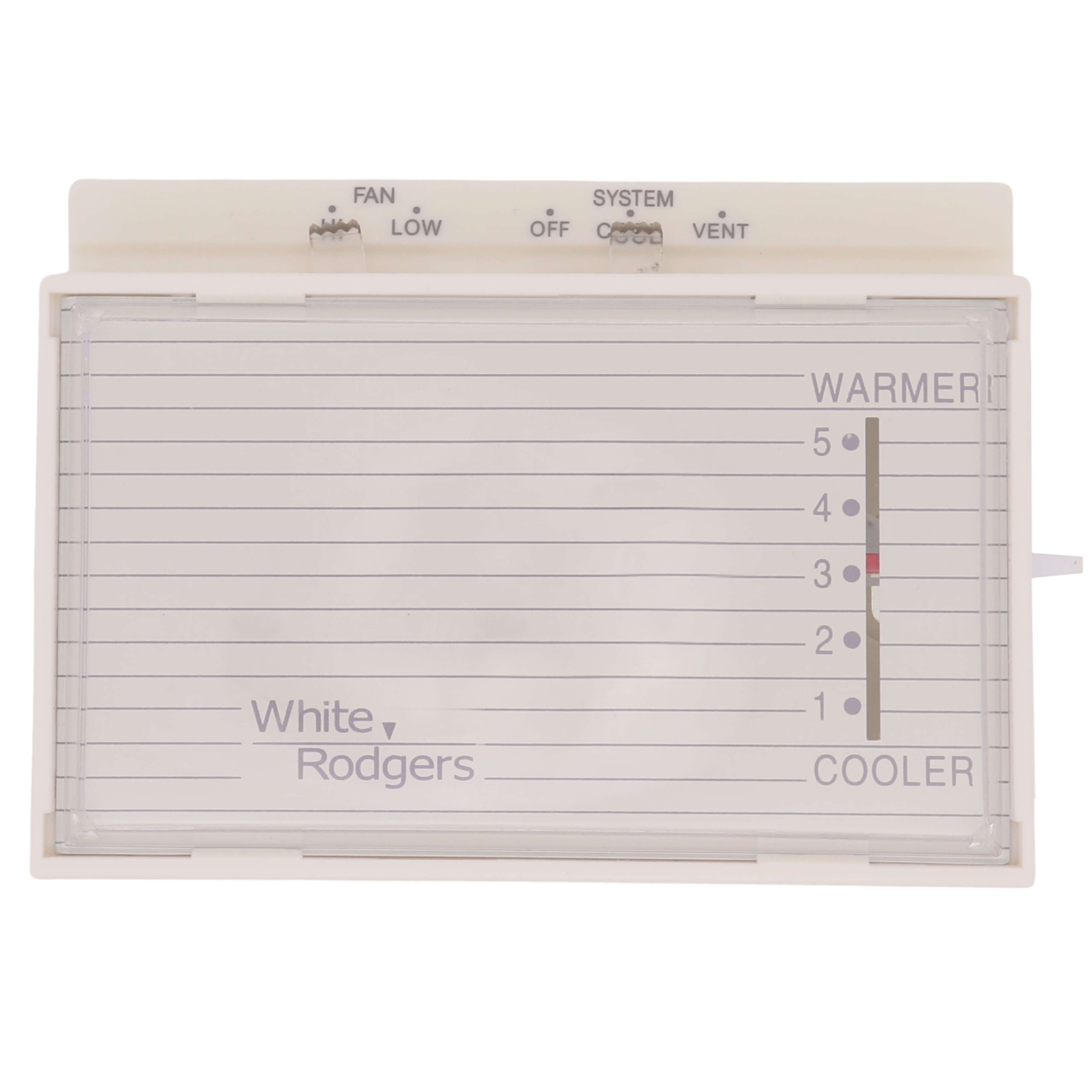 White Rodgers 1F51N-619 - Single Stage Setpoint Thermostat (0H/1C)