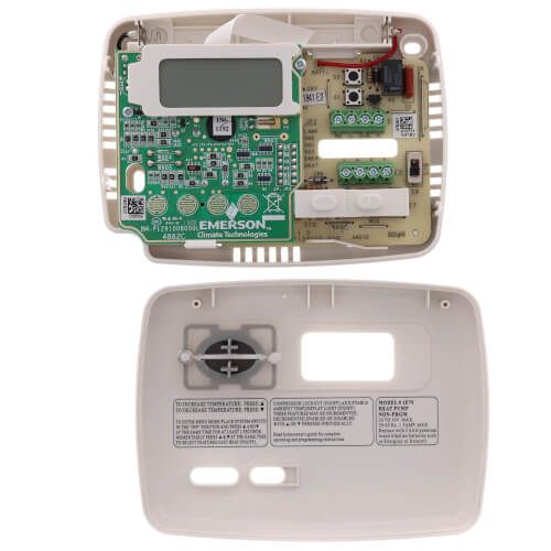 White Rodgers 1F79-111 - Non-Programmable Thermostat, Backlit Display, 24 Volts, Horizontal